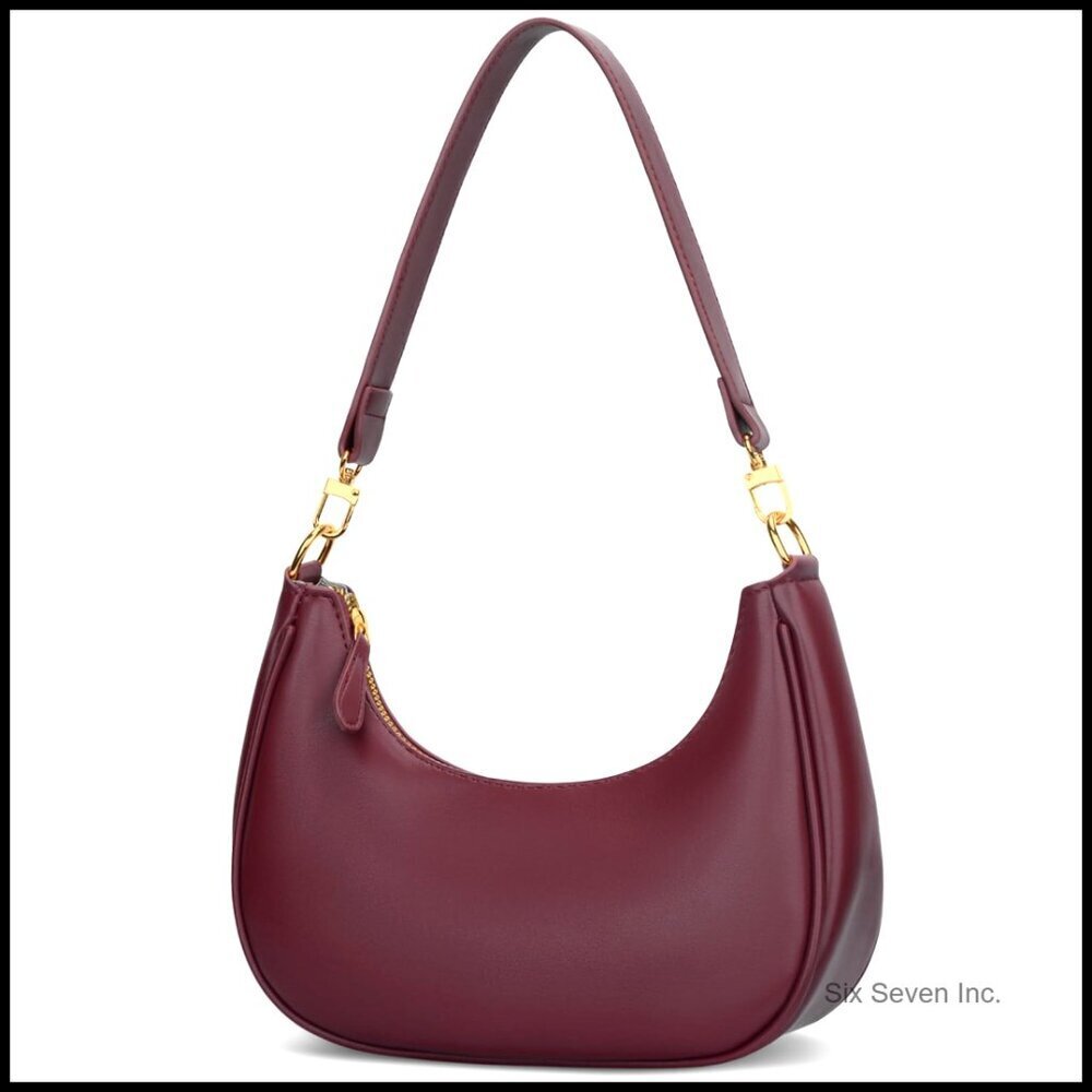 Crescent Shoulder Bag Cute Hobo Handbag Trendy Clutch Versatile Crossbody Purse